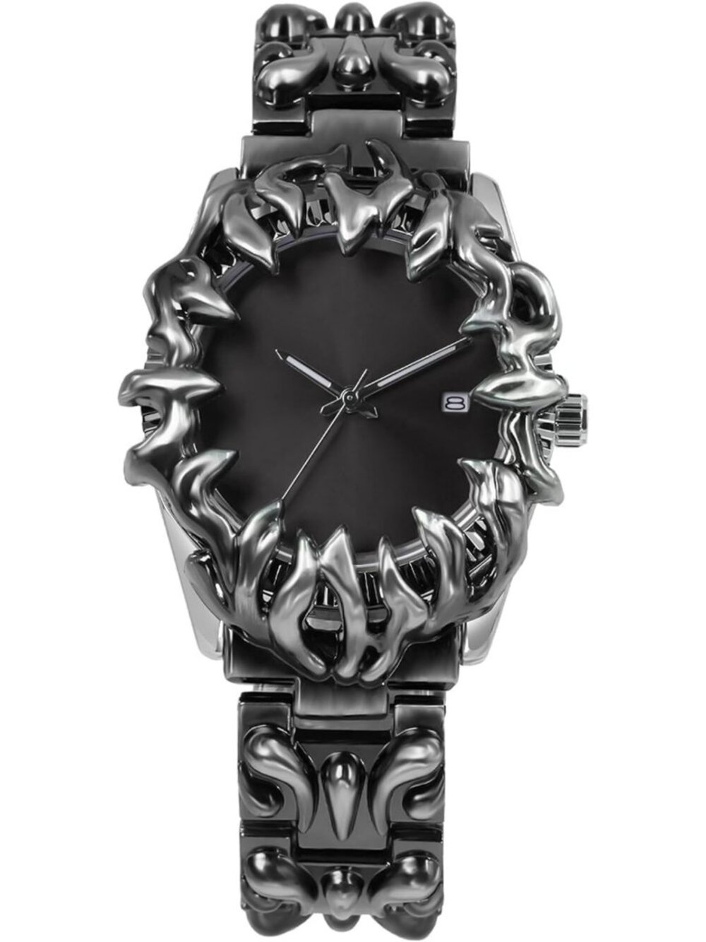 Gothic Steampunk Men's Quartz Analog Watch - Vintage Style Timepiece